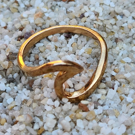 ROSE GOLD WAVE - ROSE GOLD PLATED / 925 WAVE RING - Premium Rings from www.beachboho.com.au - Just $49! Shop now at www.beachboho.com.au