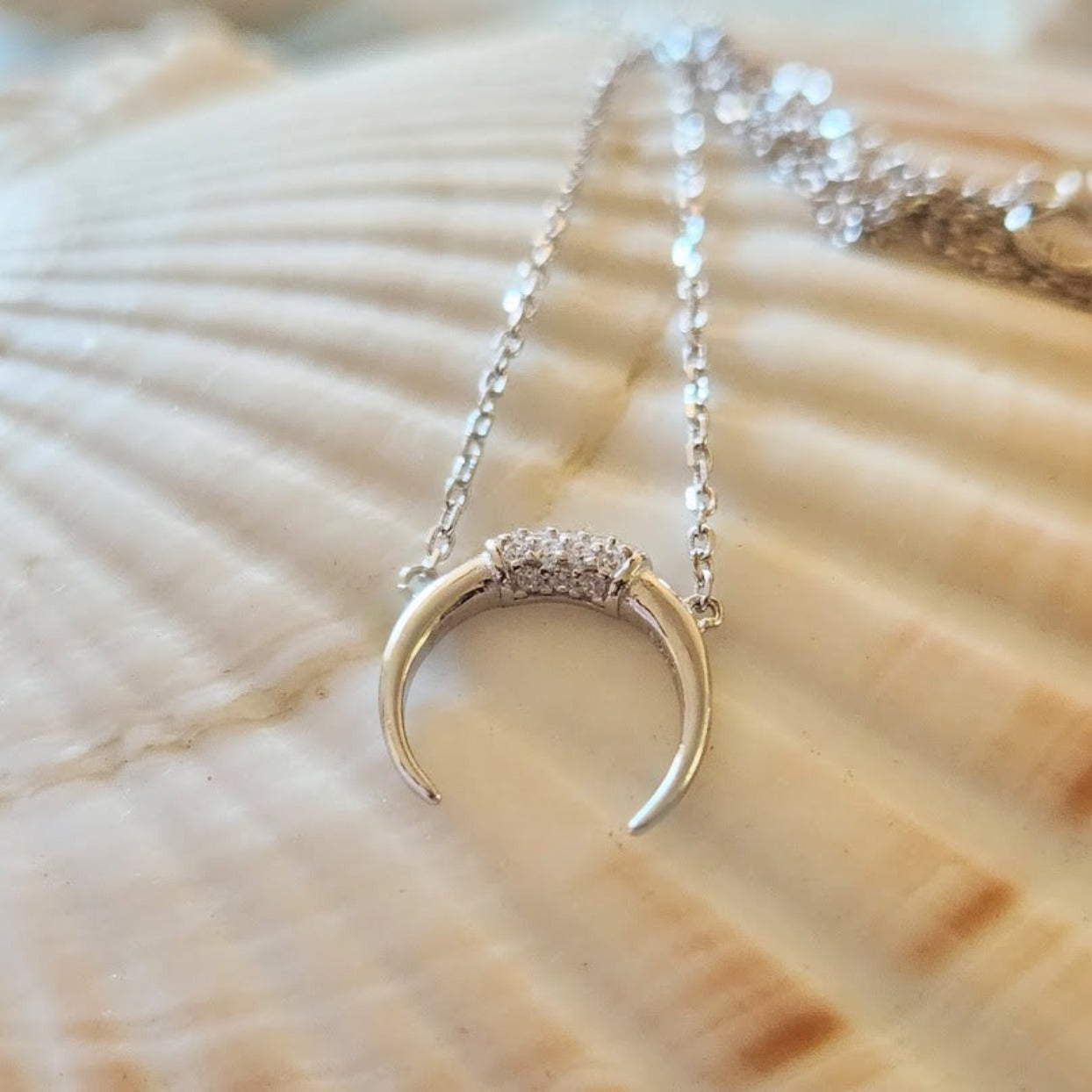 CRESCENT MOON STARS 925 NECKLACE1