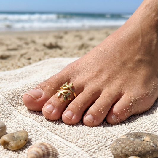 Little Branch - Rose Gold / Gold & Silver Waterproof Toe Rings