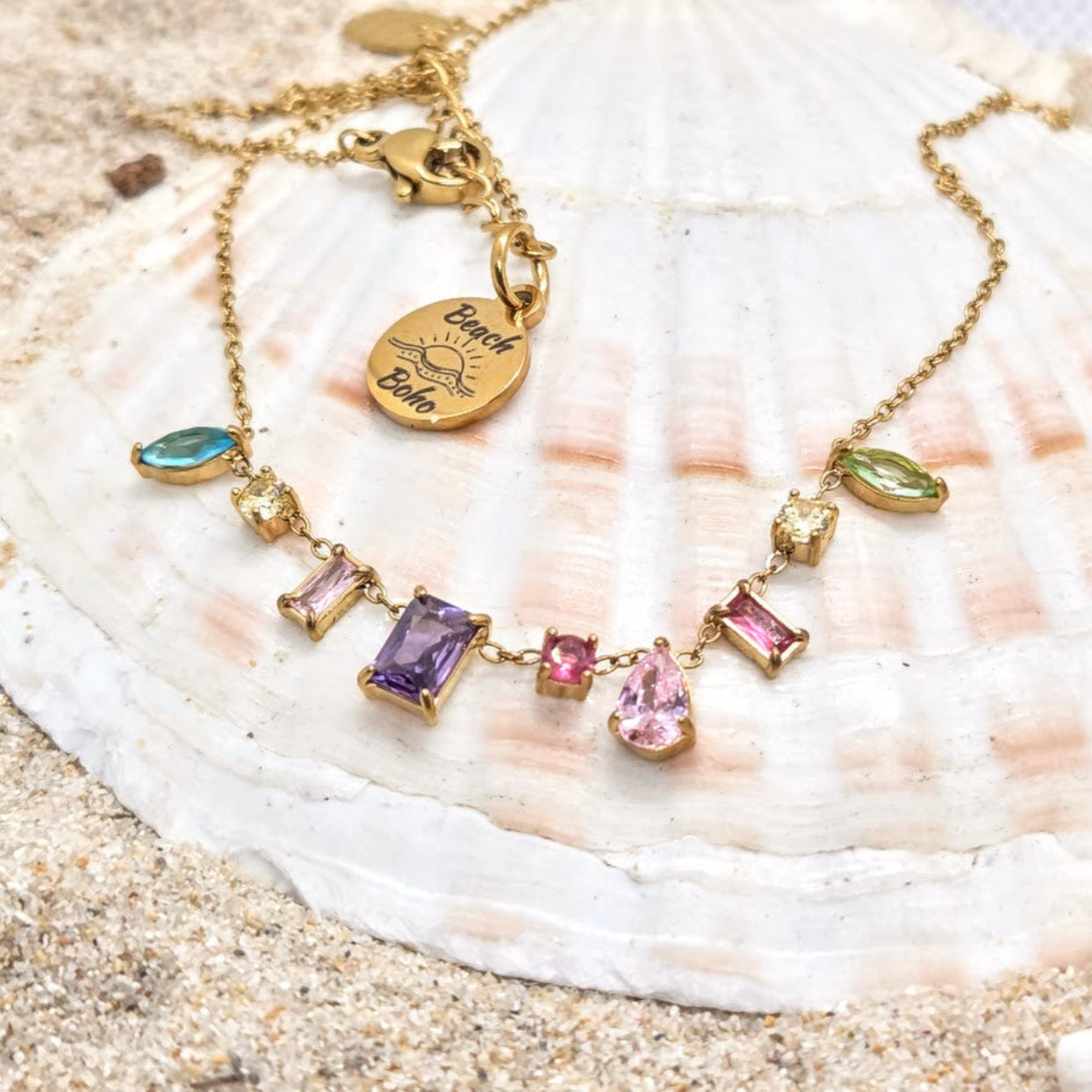 multi stone chain

