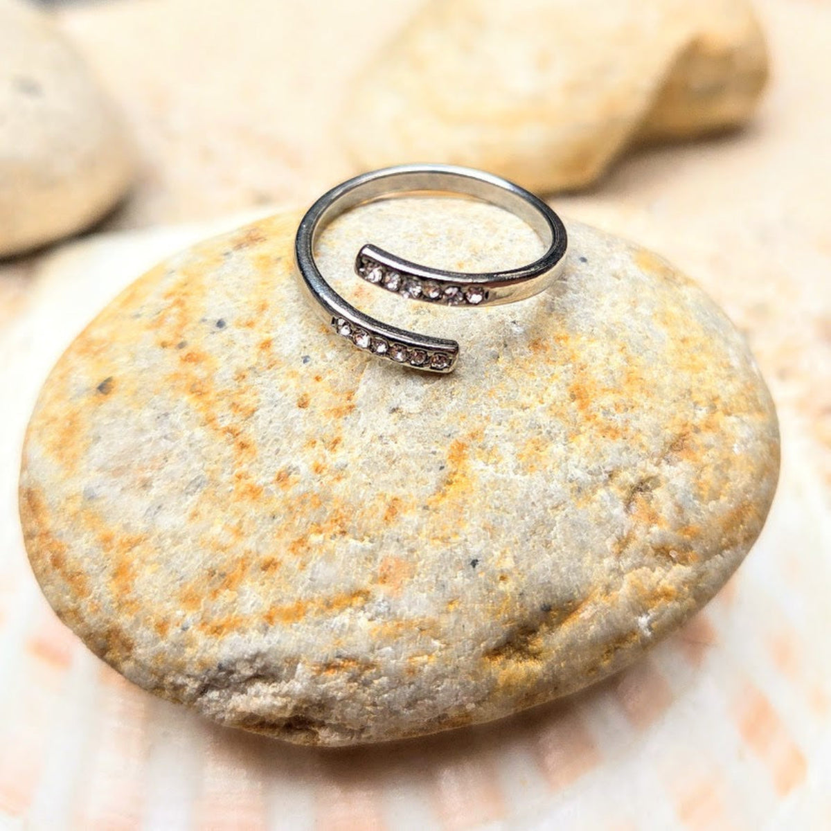 Stary Swirl - Gold Or Silver Waterproof Toe Rings