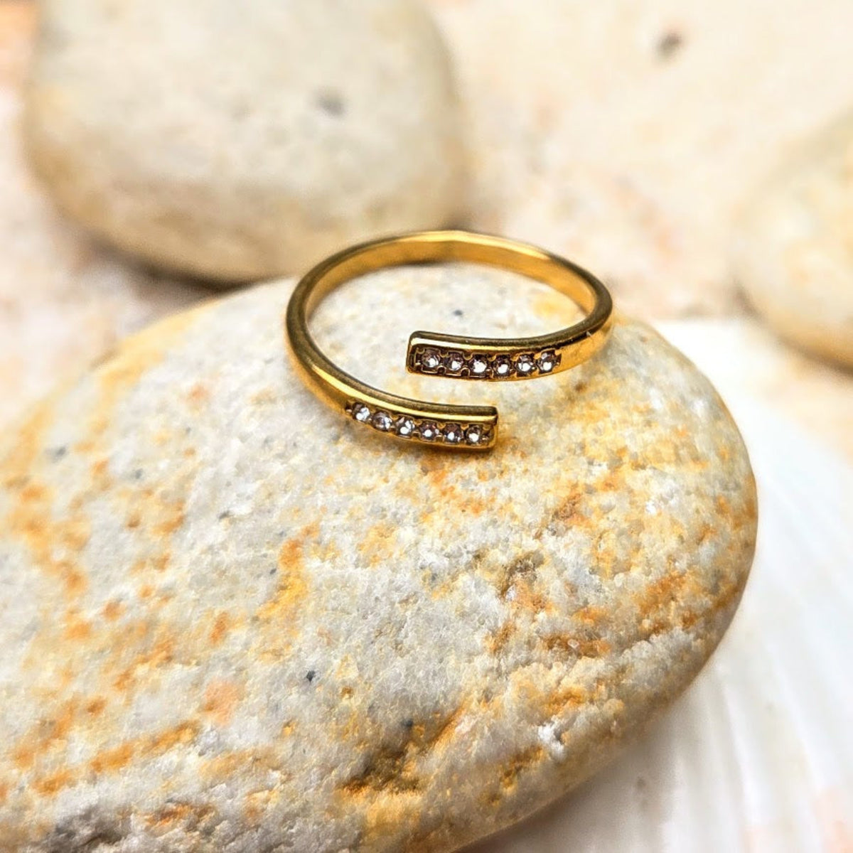 Stary Swirl - Gold Or Silver Waterproof Toe Rings
