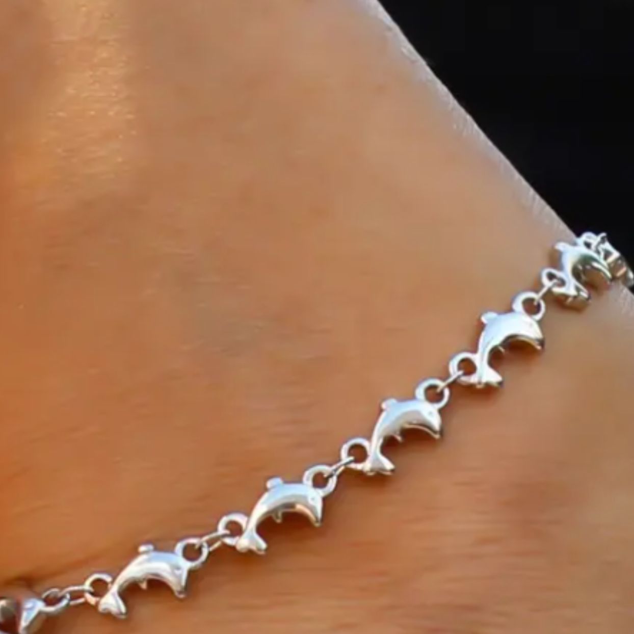 Dolphin Anklet Sterling Silver Better Jewelry Dolphin Anklet