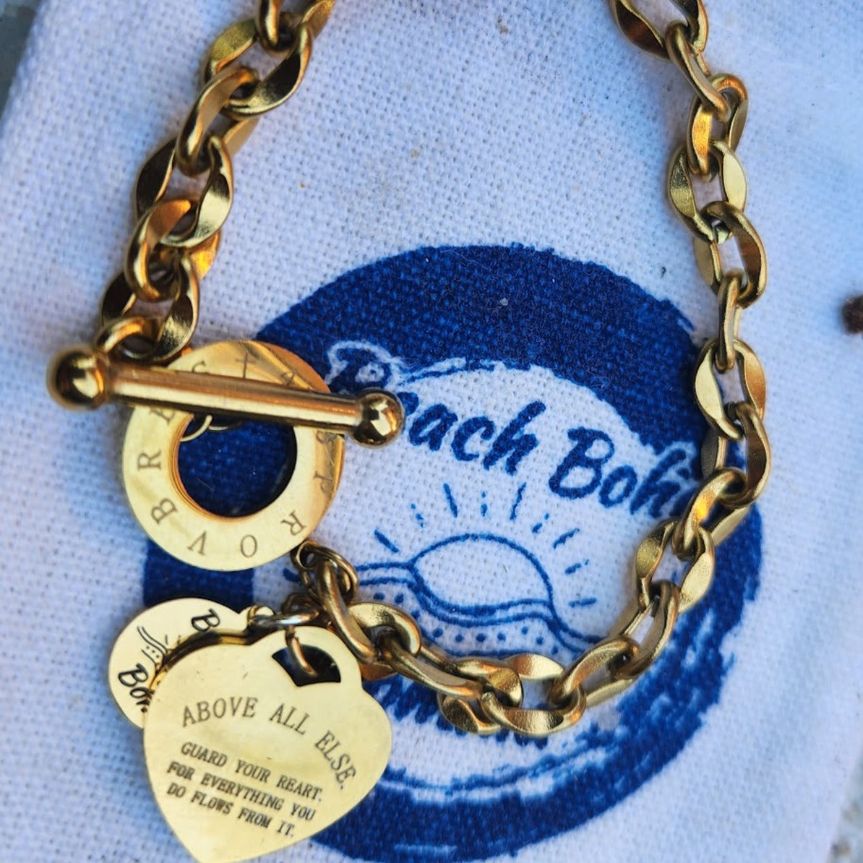 ABOVE ALL ELSE - 18K ROSE GOLD / GOLD / SILVER - WATERPROOF NECKLACE - Premium Bracelets from www.beachboho.com.au - Just $75! Shop now at www.beachboho.com.au