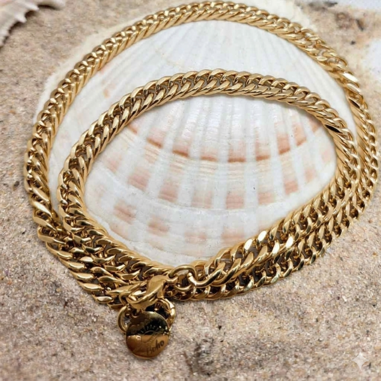 UNISEX SILVER / GOLD WATERPROOF NECKLACE
