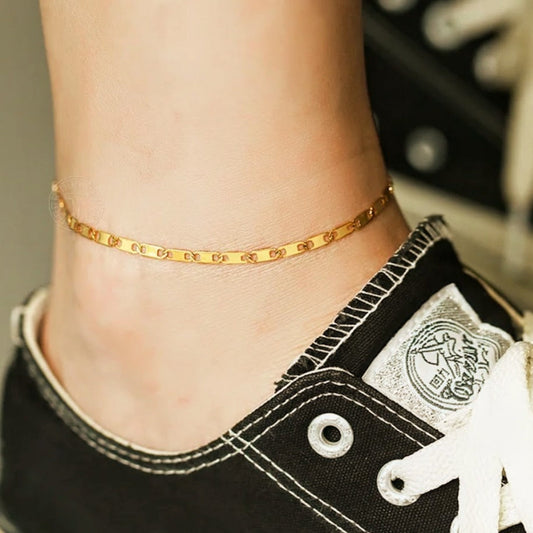 LINKED SILVER OR GOLD - WATERPROOF BEACH BOHO ANKLET - Premium anklets from www.beachboho.com.au - Just $42! Shop now at www.beachboho.com.au