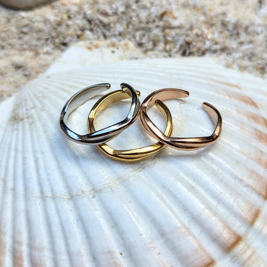 Little Ropes - Rose Gold / Gold & Silver Waterproof Toe Rings