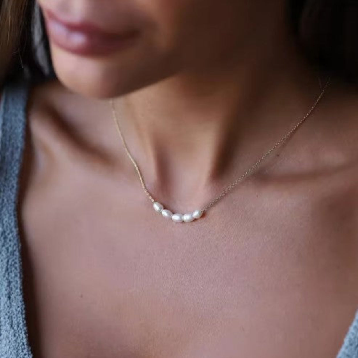 AKOYA PEARLS - WATERPROOF PEARL 18K NECKLACE