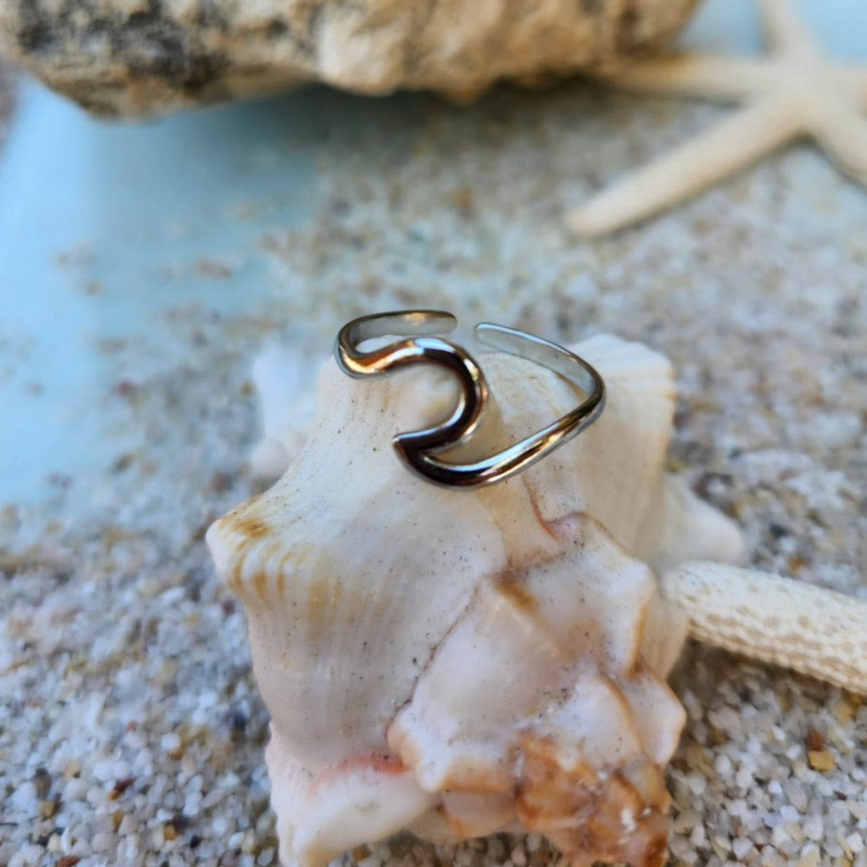 18K GOLD & SILVER WATERPROOF RINGS www.beachboho.com.au